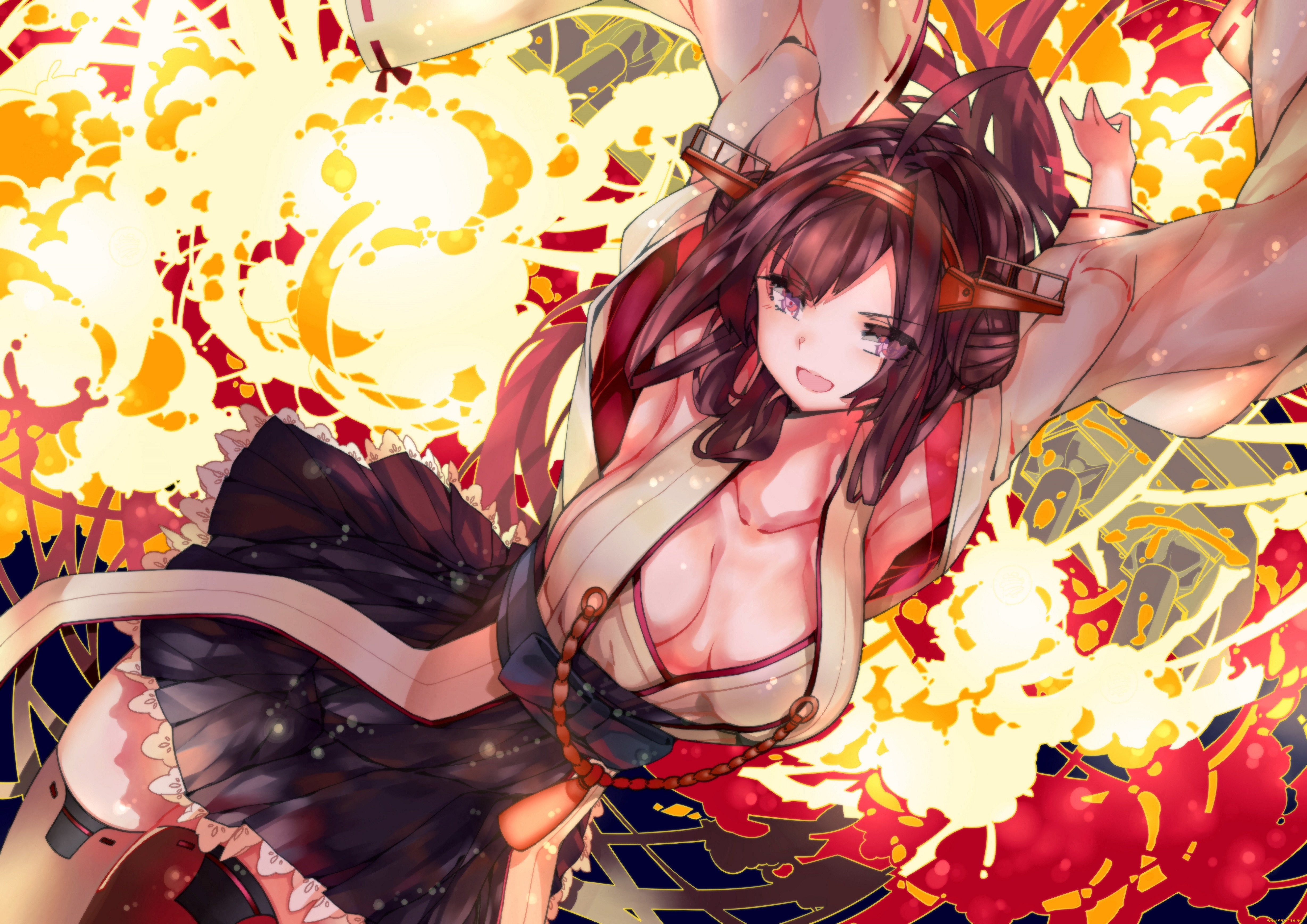 , kantai collection, , kancolle, kongou, kantai, collection, , , leung, ka, che, 